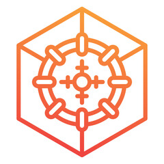 Obraz premium Kubernetes Icon
