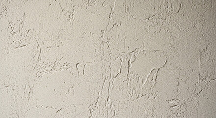 Fototapeta premium Textured Beige Wall with Irregular Surface and Subtle Cracks.
