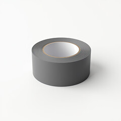 Gray Duct Tape Roll, Adhesive Tape, DIY - Minimalism