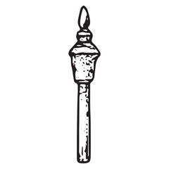 Sleek Slim Street Lamp for Modern Outdoor Lighting