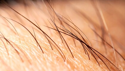 Obraz premium Close-up view of human eyelashes