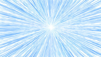 Obraz premium Bright blue starburst on White Background . Stock Illustration