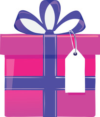 gift box with ribbon