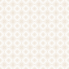 Seamless vector patterns in soft beige tones featuring geometric and floral motifs—perfect for packaging, branding, or backgrounds.