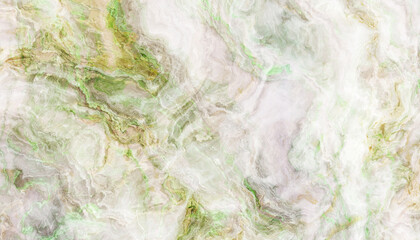 Fototapeta premium Green curly marble