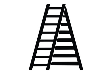 industrial ladder vector icon illustration
