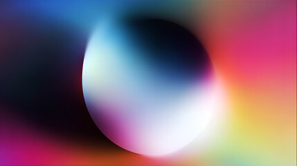 Colorful gradient shape blur. Blur Gradient Shape white shape gradient Shining circle holographic blurred shape rainbow colors. Abstract design Stock Illustration