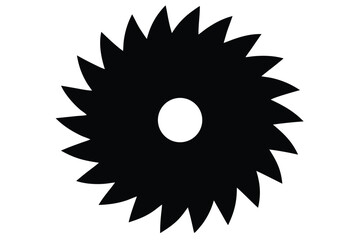 saw blade vector icon illustration