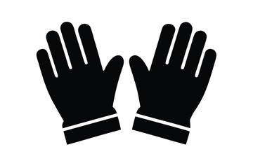 work gloves vector icon illustration