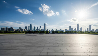 Obraz premium Modern cities, progress and open spaces for the future