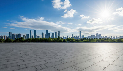 Modern cities, progress and open spaces for the future