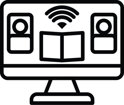 Virtual Classroom Icon 