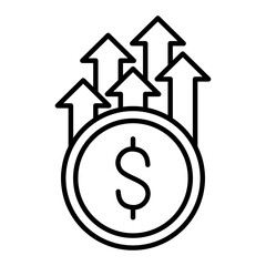 Inflation Icon Line Version