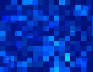 Abstract blue pixelated pattern