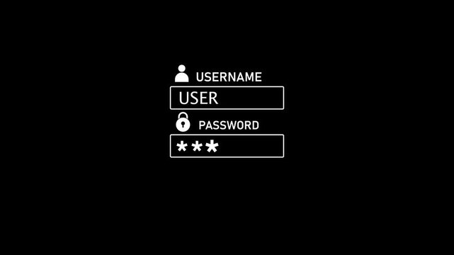 Simple computer display enter your password box prompt, username, user credentials data input, laptop monitor closeup, technology, authentication, cyber security, safety abstract concept, log in