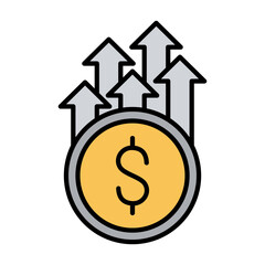 Inflation Icon Color Version