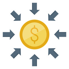 Impact Icon Flat Version