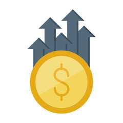 Inflation Icon Flat Version