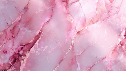 Pink and White Marble Texture with Light Blue Accents and Intricate Natural Veining