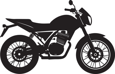 black motorcycle vector logo, motorcycle vector illustration, motorcycle silhouette vector icon