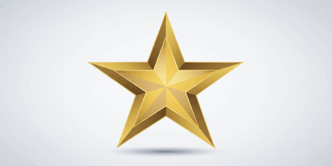 Obraz premium Modern Star Vector Icon Illustration