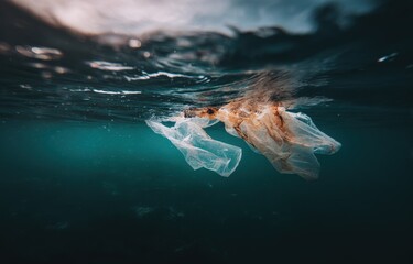Plastic bags adrift in dark ocean depths (2)