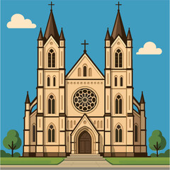 Fototapeta premium vektor gereja.eps