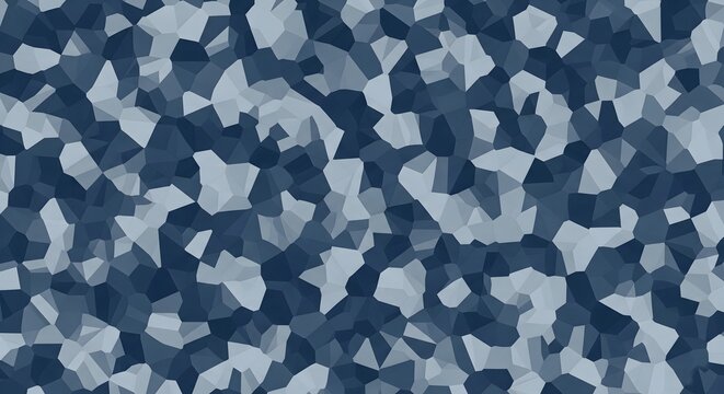 Abstract Blue Gray Polygon Mosaic Camouflage Pattern Background Texture