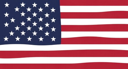 Fototapeta premium The United States Flag Symbolizing Freedom and National Identity Across the Nation