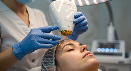 Facial treatment in progress (1)