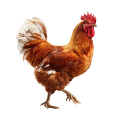 Fototapeta premium Rooster, standing, profile view