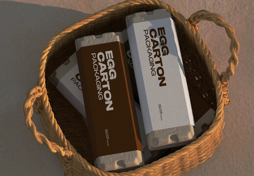 Egg Carton Mockup