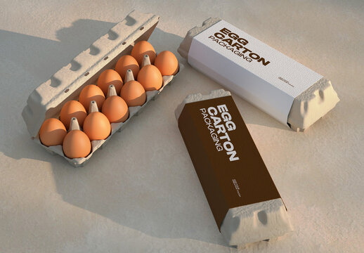 Egg Packaging Mockup