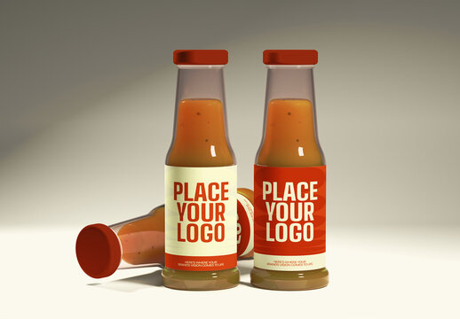 Sauce Bottle Mockup