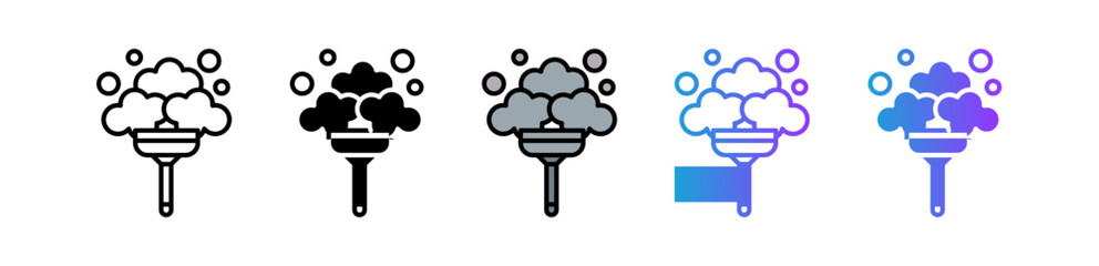 Cleaning multiple icon