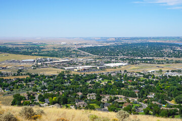 Richland Washington in Tri-Cities viewed from Badger Mountain