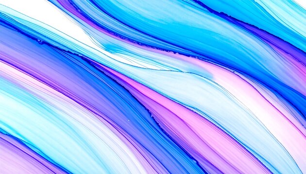 Abstract fluid acrylic painting