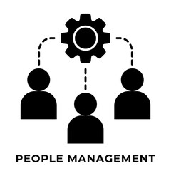 Single Icon People Management. Perfect for Presentation, Website, apps, etc. Icon Glyph Style