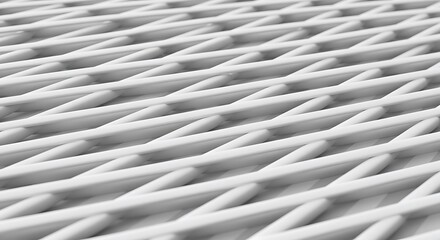 幾何学模様の白銀世界