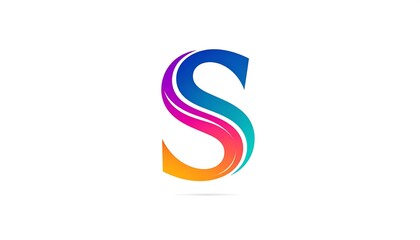 Colorful, stylized letter "S" logo