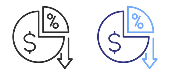 Low Margins icon color