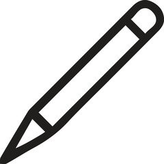 Write icon collection. Pen, pencil tool icon set vector illustration.