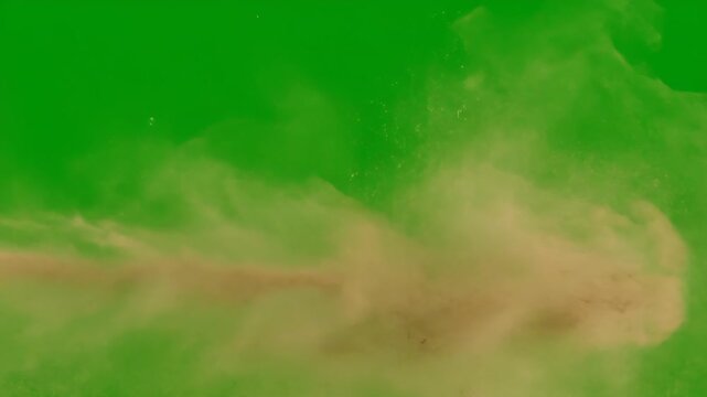 Dust and sand best Resolution animated green screen video 4k, Easy editable green screen video, high quality vector 3D illustration. Top choice green screen background
