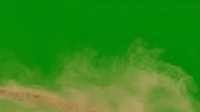 Dust and sand best Resolution animated green screen video 4k, Easy editable green screen video, high quality vector 3D illustration. Top choice green screen background

