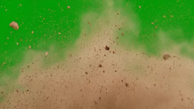 Dust and sand best Resolution animated green screen video 4k, Easy editable green screen video, high quality vector 3D illustration. Top choice green screen background
