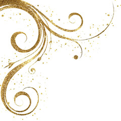 Gold ornate corner flourish (11)