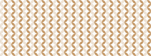Fototapeta premium Chinese seamless pattern in oriental geometric traditional style. 3d festive ornament for lunar chinese new year decoration. golden abstract asian vector creative motif. 