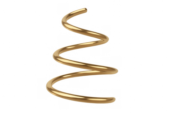 Golden spiral rotating, transparent backdrop - dynamic motion graphic element for visual design work