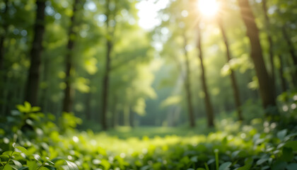 Fototapeta premium morning in the forest