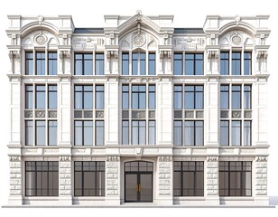 Fototapeta premium Classic facade of a grand building